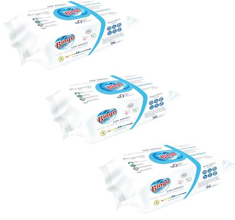 sayy Bingo Streifenfrei Oberflächenreinigungstücher Schnell trocknend Extra Stark Reinigung als auch Desinfektion (3, Seife)