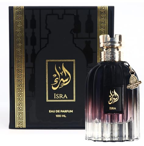 French Arabian Perfumes Isra Eau de Parfum 100ml – Unisex Spicy Vanilla Perfume with Tobacco, Amber & Black Vanilla Husk, Long Lasting Woody Fragrance for Men & Women