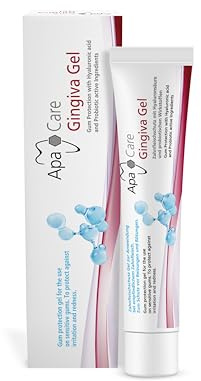 ApaCare Gingiva Gel 20ml Hyaluron bei Apthen & Zahnfleischentzündungen | Hyaluron-Gel mit Xylit und probiotischen Wirkstoffen zur Pflege, Befeuchtung und Beruhigung von Zahnfleisch & Mundschleimhaut