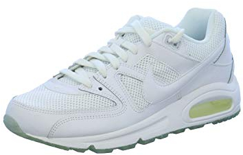 NIKE Men's Air Max Command Running Shoes, White White White White 112, 10 UK