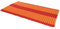 Handelsturm Rollbare Thaimatte Matratze, ca. 200 x 100 cm, Thaikissen Matte, rot-orange, mit Füllung aus Kapok