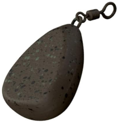 Fox Camotex Swivel Flat Pear Lead - 10 Karpfenbleie