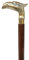 Medieval Replicas Retro Walking Stick Gifts - Eagle Walking Stick 94.5 cm Walking Stick for Men and Women Canes and Walking Sticks with Metal Brass Handle Symbol of Power and Strength