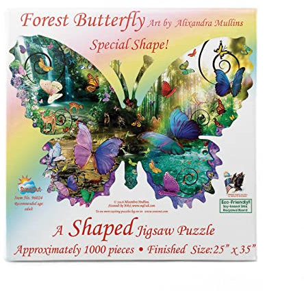 Sunsout Puzzle 1000 Teile - XXL Teile - Alixandra Mullins - Forest Butterfly