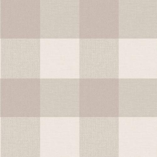 Fine Décor M1503 Papier peint Motif carreaux Blanc