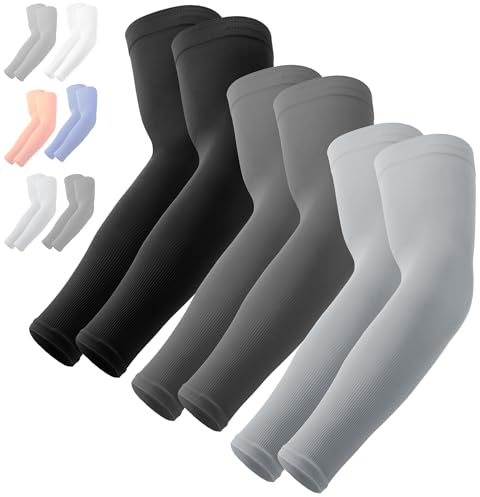OutdoorEssentials Sonnenschutz Armstulpen Damen Herren - Volleyball Armschoner - Arm Sleeve Gaming - Kühlende Kompressionsarmstulpen - Sport Tattoo Ärmel - Armsleeve Set versch. Farben