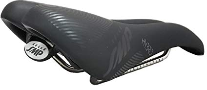 Selle SMP Unisex Hybrid-Sattel, Mattschwarz, Mattes schwarz, Lenght 275 mm x Width 140 mm