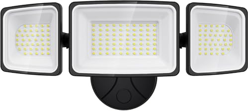 Onforu 130W LED Security Light, 13000LM Outdoor Indoor Flood Light Switch Controlled, IP65 Waterproof LED Exterior Floodlight, 6500K White Wall Mount Security Lighting for Entryway,Garage,Yard,Eave