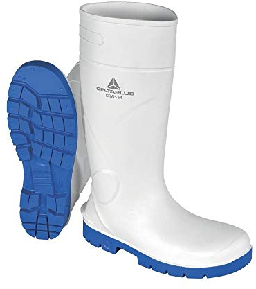 DELTA PLUS x, Stivali per lavori industriali Unisex-Adulto, Bianco Blu, 40 EU