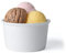 Holst Porzellan ES 301 Porzellan 6er Pack Eisbecher 10 cm Gelateria, weiß, 10.5 x 6 cm 0.3 l, 6 Stück