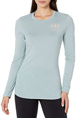 Fox Racing Damen Ranger Dri Release Langarm-Mountainbike-Trikot Hemd, Gunmetal, Medium