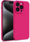 MyGadget Cover per iPhone 15 Pro - Custodia in Silicone Morbido a Doppio Strato – Case con Protezione Fotocamera & Fodera Interna Antigraffio - Pink