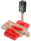 KOMBIUDA Eisenbahnschienenzubehör DIY Straßensperrenmodell Kinderzug Straßensperre Lustiges Straßensperrenmodell DIY Kindermodell Simulation Straßensperrenmodell Kindermodell Für