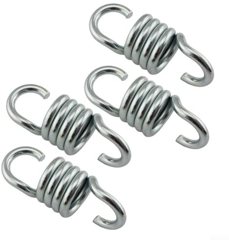 Perchas de muelles oscilantes resistentes para columpio de porche, silla, saco de boxeo (4 piezas)