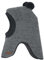 maximo Soft Wool GOTS Kinder Schlupfmütze Kindermütze Wintermütze Wollmütze Strickmütze (49 cm - grau)