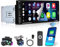 Ohradio Radio Coche 1 Din con CarPlay Inalámbrico y Android Auto Inalámbrico - Autoradio Bluetooth para Coche con 6,9 Pantalla Táctil y Enlace Espejo para iOS/Android FM USB Tipo-C SWC+Cámara Trasera