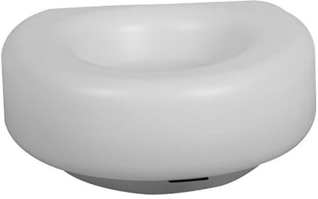 harayaa Cojín elevado para asiento de inodoro Asiento acolchado cómodo Elevador de asiento de inodoro para discapacitados