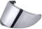 Motorradhelm Visier,Motorrad Windschutzscheibe Helm Visier für K6 K6sHelm Visier mit Anti-Beschlag-Nagelbefestigung,Helmlinsenvisier Motorradhelm Zube（Chrom Silber）