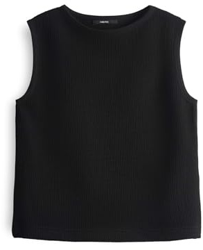 someday Damen Top | Trägertop KLARIMA Slim in Strickoptik Black, 36