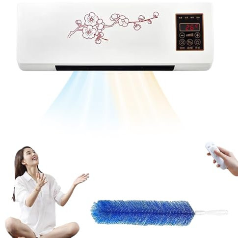 Climatiseur sans conduit, climatiseur mural - Mini climatiseur portable pour la maison, climatiseur Festberg Cooling Ace, silencieux, économe en énergie et compact pour le salon (B)