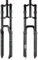 QHYRZE Downhill-Mountainbike-Federgabel 27,5 29 DH/XC MTB-Luftgabel Federweg 150 Mm Zugstufe Einstellbar Gerade Doppelschultergabel QR 9 Mm(27.5inch)
