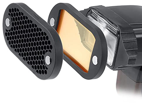 CHICIRIS Compact Camera Zaklamp Softbox Filter Kit Controls Efficient Light Emissions, Fast Installation for Hobbyists, Suitable for Settop Flash Light, approx. 623g