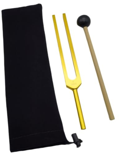 Gosera Aluminum Alloy Tuning Fork Set Sound Therapy Instrument Musical Instrument Accessories Relieve Work Stress F285HZ