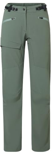VAUDE Women's Croz Pants III, Technische, strapazierfähige Softshellhose für Alpinistinnen auf Berg- und Hochtour, windabweisend und atmungsaktiv