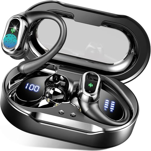 Wireless Earbuds, 50H Ear Buds Bluetooth 5.4 Earphones Sport HiFi Stereo
