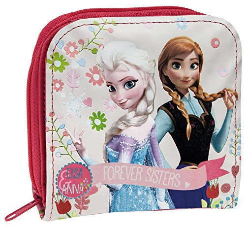 Disney Porte Monnaie Forever Sisters la Reine des Neiges, 10 cm, (Multicolore)