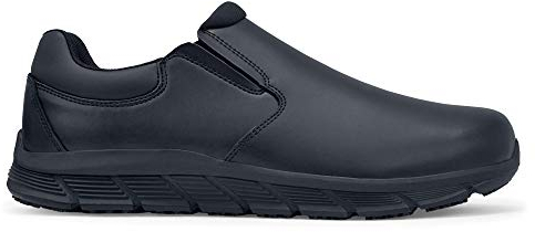 Shoes for Crews Arbeitsschuhe Cater II Men – Schicker, lässiger Slipper, sicherer Halt, rutschhemmend, wasserabweisend, hochwertiges Leder, OB E SR – für Herren