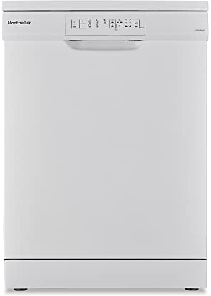 Montpellier MDW1354W Full-Size Dishwasher in White
