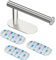 Toilet Roll Holder Stainless Steel Toilet Paper Holder Wall Mounted Waterproof & Rust Resistant Self Adhesive Paper Towel Holder for Bathroom