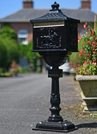 “Ebonite” Black Huntingdon Post Box
