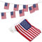 Bandiera d'America,Piccole Bandiere Americane,Bandierine USA per esterni,Bandiere Stati Uniti,Bandiera Americana,Bandiera USA Resistente,Per la decorazione delle feste,Rettangolo,14X21cm,20pcs,5 metri