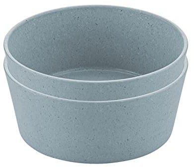 Schale 890 ml 2er-Set CONNECT BOWL Müslischale Salatschüssel Dessertschale Blau Koziol