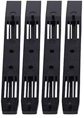 Yuemsh Lot de 2 paires de guides pour disques durs accessoires pour cage pour châssis guides en plastique pour rails de défilement pour disques durs de 3,5 A 5,25