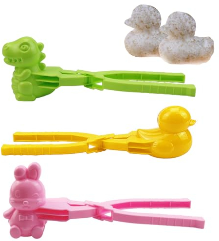 YSFSootie Reisformen für Sushi, Tierform, Entenschaufel, Sushi-Form, 3D-Reisform für Reisbällchen, Sushi, Kroketten (Dinosaurier, Kaninchen, Ente), 3 Stück