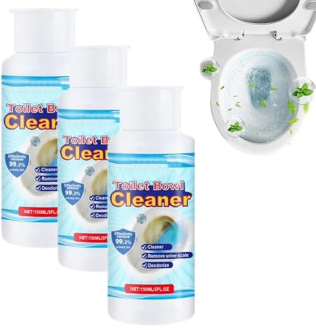Splash Lot de 3 nettoyants en mousse pour toilettes - Poudre moussante pour toilettes