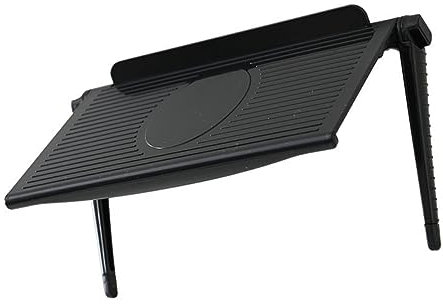 Garneck Mensola Portaoggetti Regolabile Per Schermo Tv e Monitor Supporto Scrivania Per Telecomando Router e Accessori Facilità Di Montaggio e Organizzazione Salvaspazio