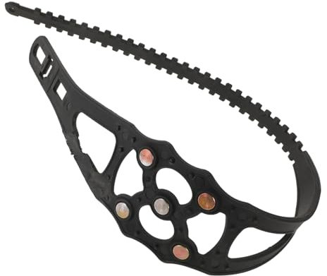 WEKADRIN Schneeketten Anti-rutsch-gurt Für Kraftfahrzeuge Pickup-truck-ketten Winterreifenketten Auto-notfall-schneekette Autozubehör Für Den Winter Autoketten Für Schnee Gummi Black