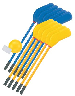 Champion Sports HS10SET Rhino Skin Soft Hockey Set,30 Sticks