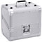Reloop 80 Record Case Silver - klassisches Platten Case, robuste Konstruktion, Butterfly Verschlüsse, Schaumstoffpolsterung, Silber, 5560