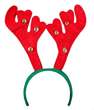 Alsino Elchgeweih Haarreif Geweih Weihnachten Weihnachtsgeweih Rentiergeweih für Kinder & Erwachsene Wm-21