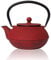 The Exotic Teapot - Red Tenshi Cast Iron Teapot, 600ml, 2 Cup Size, Japanese Style, Tetsubin Kettle
