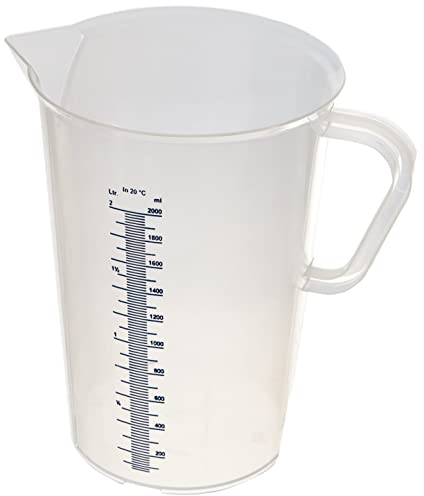 De Buyer 4021.20N - Caraffa graduata, in plastica, 2L