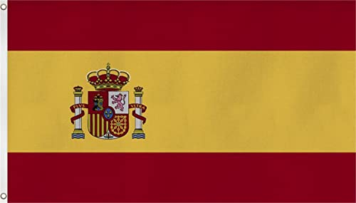 normani XXL Flagge Fahne, genäht in 150 x 250 oder 300 x 500 cm Farbe Spanien Größe 150x250