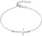 Rafaela Donata Damen-Armband Kreuz 925/- Sterling Silber Motivarmband - Armkettchen mit Kreuz-Anhänger Religion religiöser Schmuck Silberarmband