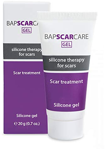 BAPSCARCARE Silikon-Gel - Narbencreme - Reduziert Narben und Narbenbeschwerden - Tube 20 g