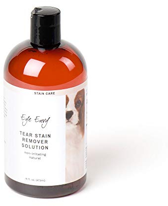 Eye Envy Tränenfleckentferner-Lösung für Hunde | 100% natürlich, sicher | Empfohlen von Züchtern/Tierärzten/professionellen Handlern/Groomern | Enthält kolloidales Silber, 16 oz